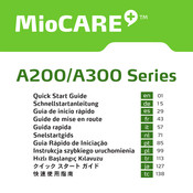 MioCARE A300 Serie Guide De Mise En Route