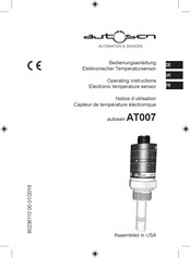 Autosen AT007 Notice D'utilisation