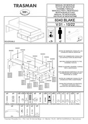 Trasman 6040 BLAKE Notice De Montage