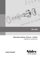 Nidec Leroy-Somer TAL 049 Installation Et Maintenance