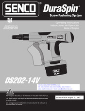 Senco DuraSpin DS202-14V Mode D'emploi