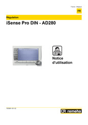 REMEHA iSense Pro DIN Notice D'utilisation