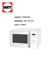 Whirlpool COMPACT EASYTRONIC MWD 242 WH Mode D'emploi