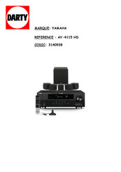 Yamaha AV-4115 HD Mode D'emploi