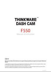 Thinkware F550 Manuel D'instruction