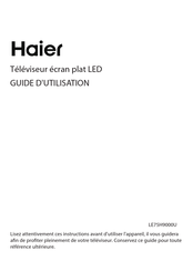 Haier LE75H9000U Guide D'utilisation