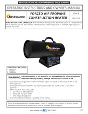 MrHeater MHC35FA Guide D'utilisation Et Manuel Du Propriétaire