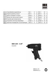 Schneider Airsystems SGS 135 Notice D'utilisation D'origine