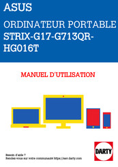 Asus STRIX-G17-G713QR-HG016 Mode D'emploi