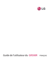 LG GR500R Guide De L'utilisateur