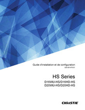 Christie D16WU-HS Guide D'installation Et De Configuration