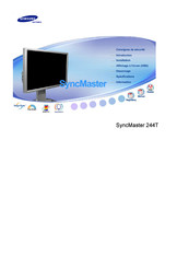 Samsung SyncMaster 244T Mode D'emploi