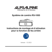 ALPS ALPINE RS-1000 Instructions De Montage Et D'utilisation