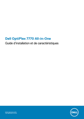 Dell OptiPlex 7770 Guide D'installation Et De Caractéristiques