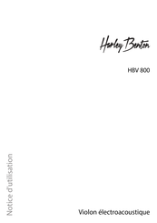 thomann Harley Benton HBV 800 Notice D'utilisation