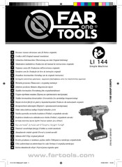 Far Tools LI 144 Notice Originale