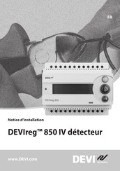 Danfoss DEVIreg 850 IV Notice D'installation