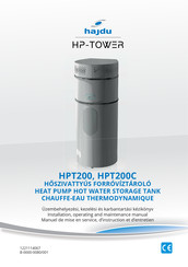 Hajdu HP-TOWER HPT200C Manuel De Mise En Service, D'opération Et D'entretien
