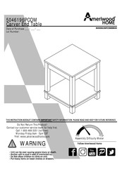 Ameriwood HOME Carver 5046196PCOM Mode D'emploi