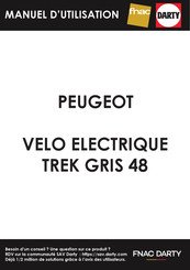 PEUGEOT TREK GRIS 48 Mode D'emploi