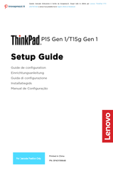 Lenovo 20ST001AIX Guide De Configuration