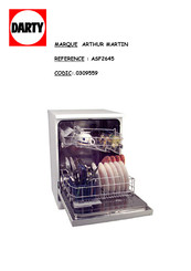 ARTHUR MARTIN ASF2645 Mode D'emploi