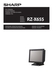 Sharp RZ-X655 Manuel D'utilisation