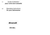 Brandt VM 400 Guide D'utilisation