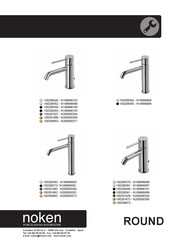 Porcelanosa noken ROUND 100306662-N200000372 Mode D'emploi