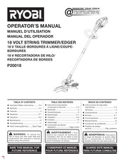 Ryobi P20018 Manuel D'utilisation