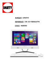 Lenovo F0B5 Guide D'utilisation