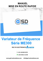 Delta Electronics ME300 Manuel