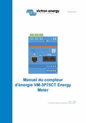 Victron energy BLUE POWER VM-3P75CT Manuel