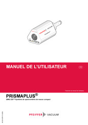 Pfeiffer Vacuum PRISMAPLUS QMG 220 Manuel De L'utilisateur