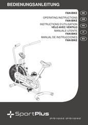 Sportplus SP-FB-1100-W-IE Instructions D'utilisation