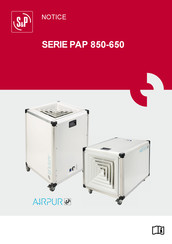 S&P AIRPUR PAP 850 Serie Notice