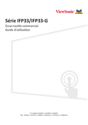 ViewSonic IFP33 Série Guide D'utilisation