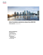 Cisco NCS 1014 Guide D'installation