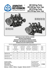 Annovi Reverberi AR 320 bp Twin Notice D'utilisation Et Installation