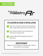 iDataLink Maestro RR Guide D'installation