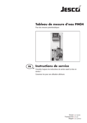Jesco PM04 Instructions De Service