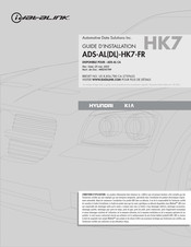 iDataLink ADS-AL-HK7-FR Guide D'installation
