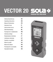 Sola VECTOR 20 Manuel D'instructions