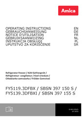 Amica FY5119.3DFBX Notice D'utilisation