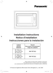 Panasonic NN-TK73LS Notice D'installation