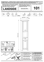 trendteam LANDSIDE 2118-101-F4 Instructions De Montage