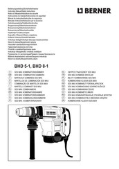 Berner BHD 8-1 Notice D'utilisation