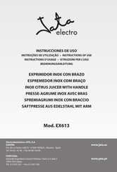 Jata electro EX613 Instructions D'usage