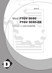 Diamond Synthesis FTGV 50/85-EK Mode D'emploi