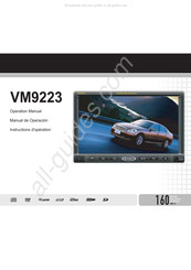 Jensen VM9223 Instructions D'opération